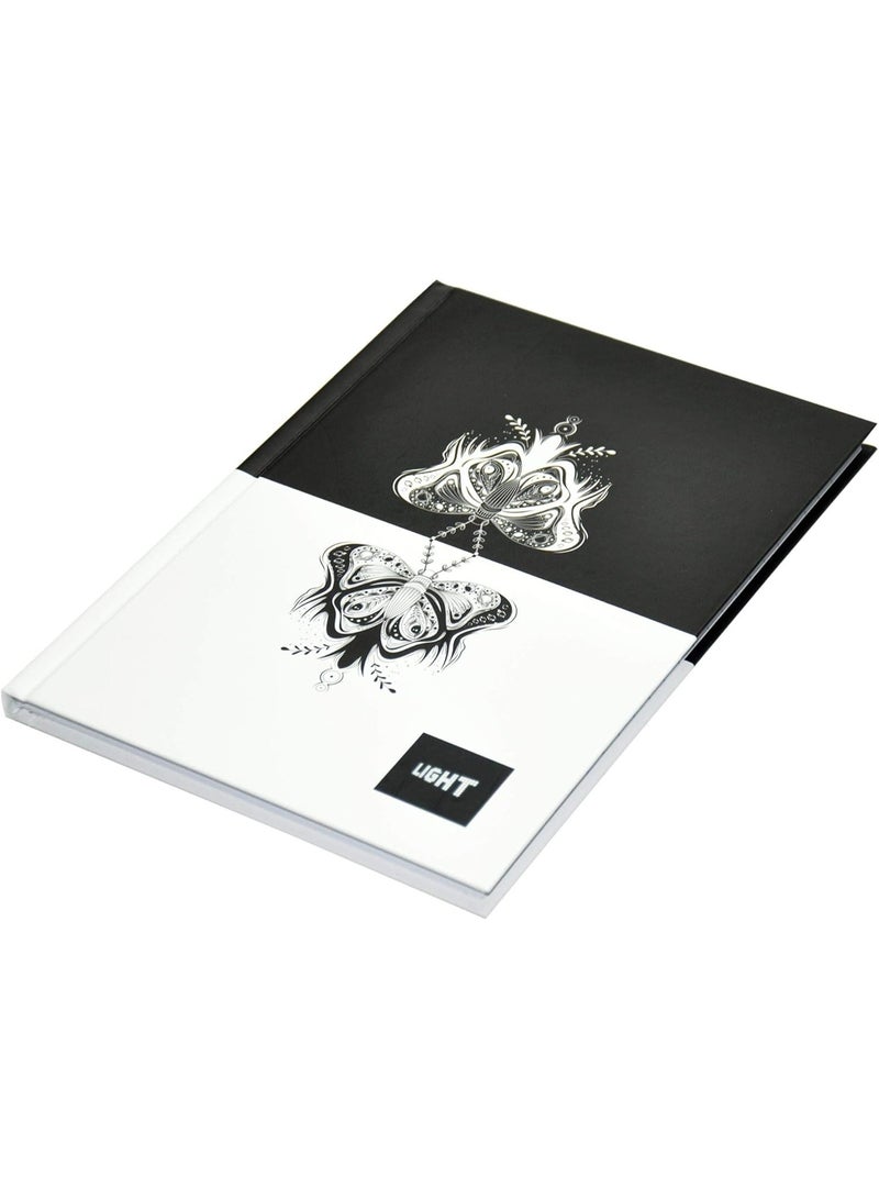 FIS Light Hard Cover Notebook, Pack of 5 Pieces, Single Line, A5 Size, 100 Sheets - LINBA51803 - Image 3